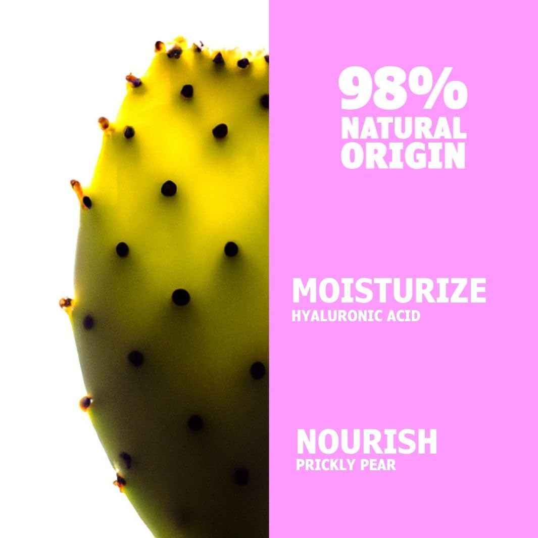 La Crique - Glow Primer Serum - Hydrating Primer for Glowy Skin - Hyaluronic Acid + Prickly Pear Extract - Makeup and Skincare - All Skin Types - 98% Natural Ingredients - Vegan - 1.01 Fl Oz