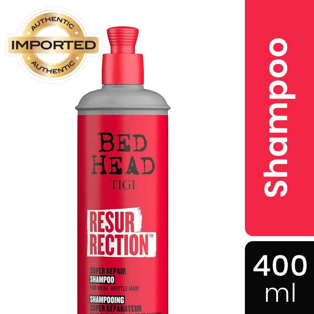 TIGI Bed Head Resurrection Repair Shampoo for Damaged Hair 13.53 fl oz (Pack of 2)