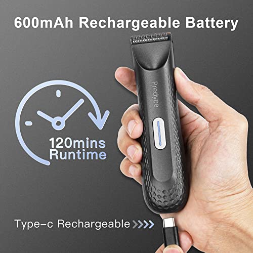 Manscape Ball Trimmer for Men - Waterproof Body Hair Clipper with LED Light