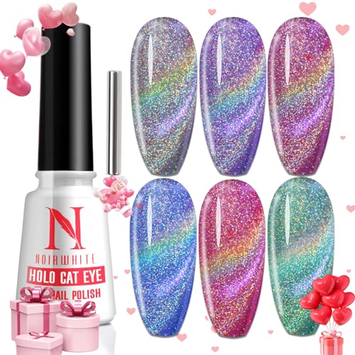 noirwhite Black White Gel Nail Polish, 2Pcs 15ml Gel Polish Set, Soak Off UV LED Nail Gel Polish Long Lasting Nail Art Starter Manicure Salon DIY at Home Design Decorations Nail Art Design