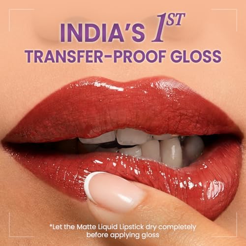 Staze Gloss Lock 2-in-1 Liquid Lipstick - 12H Waterproof