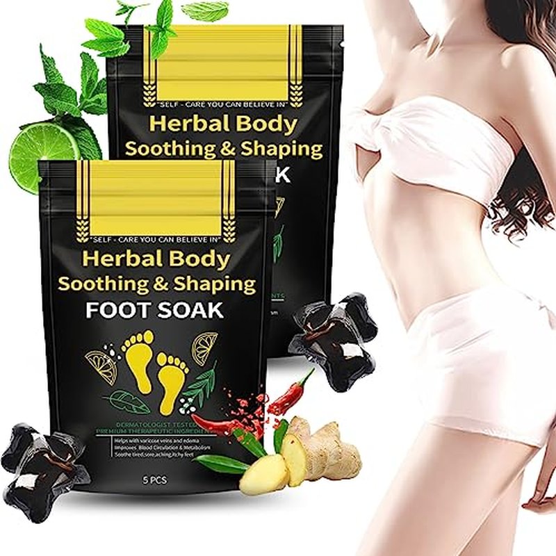 10PCS Herbal Detox Foot Soak Beads for Relaxation & Skin Tightening