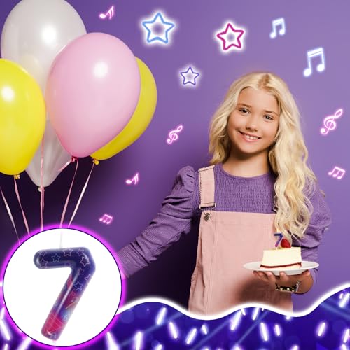 Demon Slayer Birthday Candles Number 7 - Party Supplies
