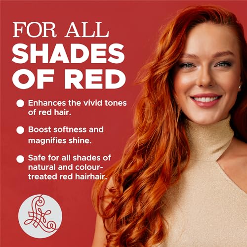 Luseta Color Enhancing Shampoo & Conditioner Set for Red Hair