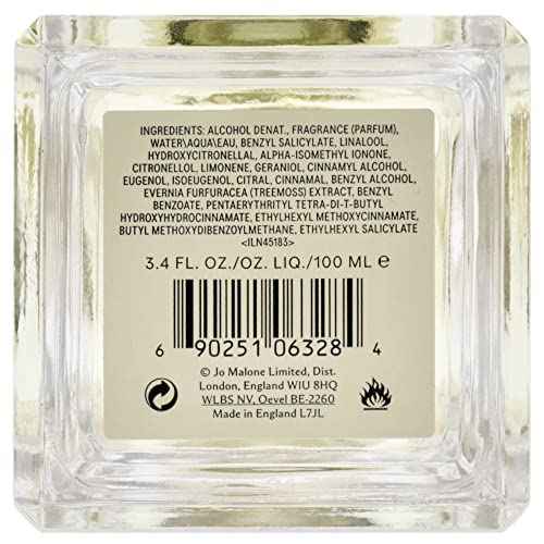 Jo Malone Honeysuckle & Davana Cologne Spray Perfume 3.4 ounce / 100 milliliter Originally Unboxed