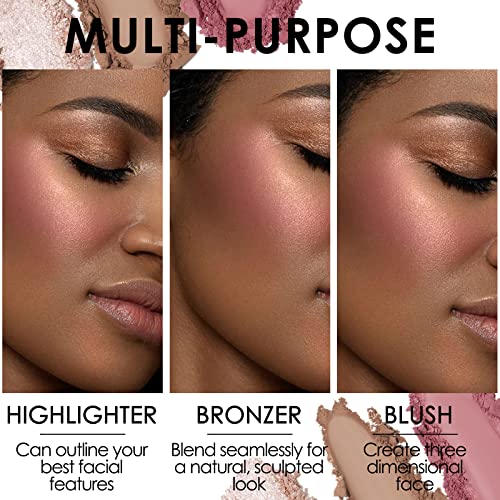 FOCALLURE 3 in 1 Blush Highlighter Bronzer Palette