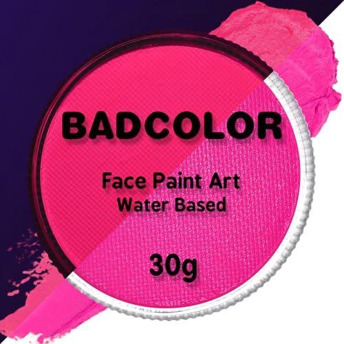 Neon Hot Pink UV Face Paint 30g - Blacklight Fluorescent