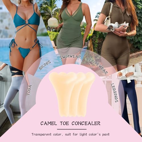 3-Pack Camel Toe Concealer Silicone Underwear for Leggings