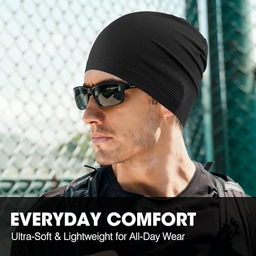 WTACTFUL 3-Pack Cooling Skull Cap | Breathable Mesh
