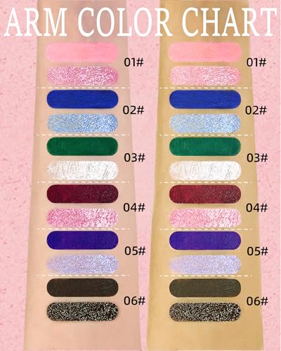 Dual-Ended Mascara - Glitter & Matte Waterproof, Long-Lasting Volume
