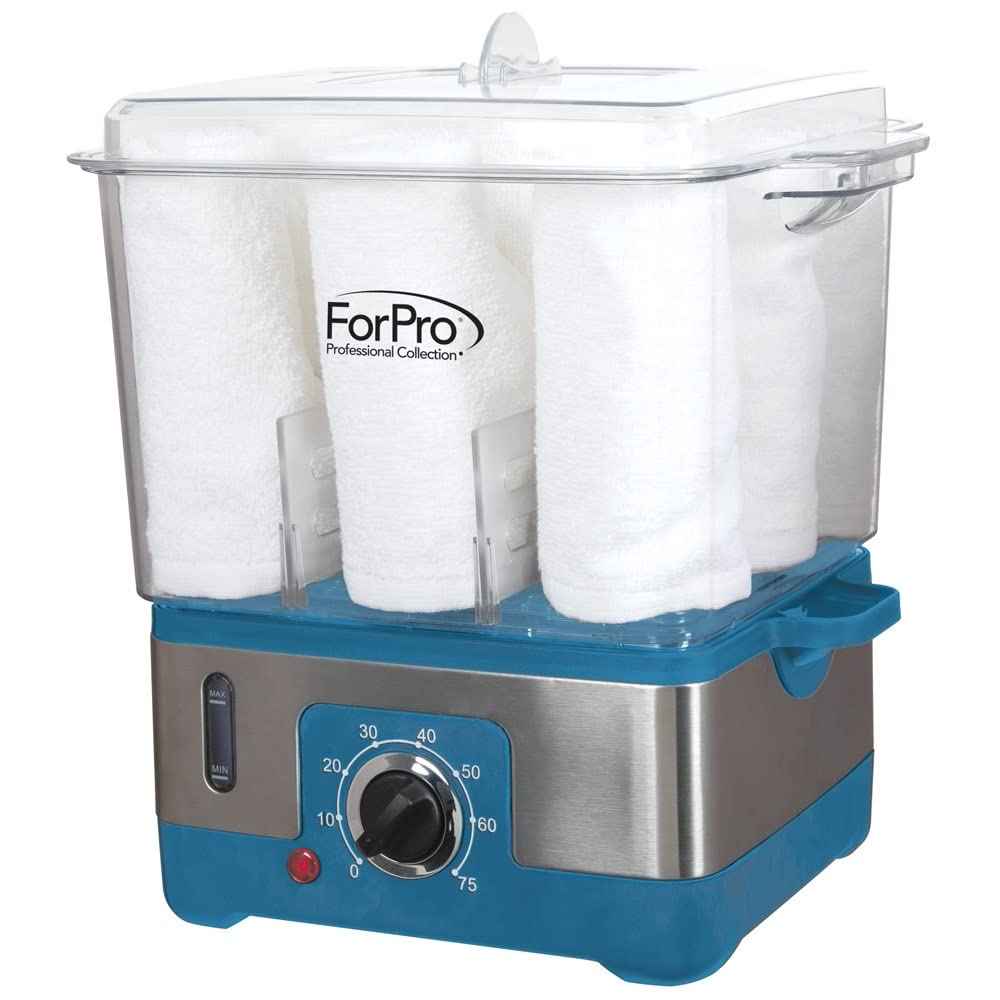 ForPro Professional Collection Premium XL Hot Towel Steamer, 50% Larger Capacity, Holds 9 Facial Towels, Quick Heating Steam Towel Warmer for Salons and Spas