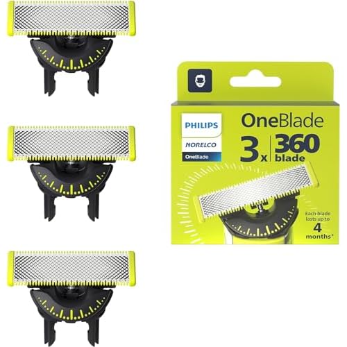 Philips OneBlade 360 flex blade, 3 pack