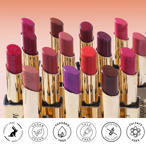 Depuplum Orange Red Shimmer Lip Balm - Moisture Tinted Gloss