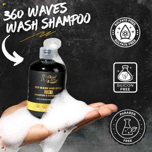 Ocean View Deep Waves Pomade-360 Waves Wash Shampoo, 6.7floz