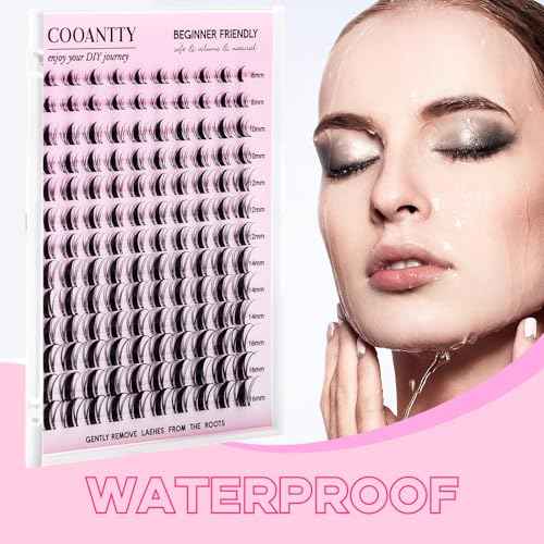 Fairy Lash Clusters Manga Eyelashes C Curl Invisible Band Eyelash Clusters Easy to Apply Wispy Anime Spiky Lashes Natural Volume Lash Extensions Reusable Individual Lashes for Soft Dramatic Look