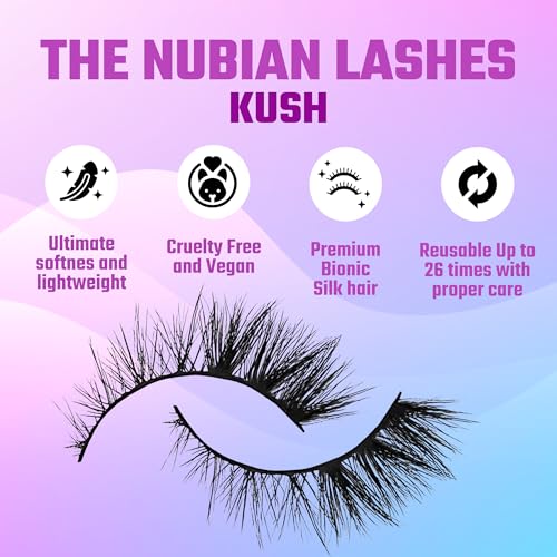 Juvia's Place Nubian Kush Eyelashes - Reusable Vegan Mink Lashes