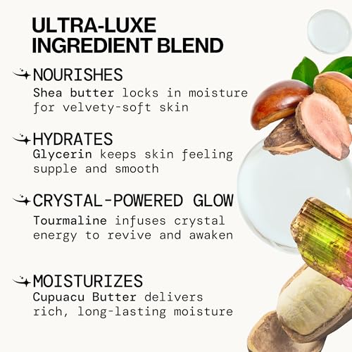 Pacifica Vanilla Crystal Body Butter Lotion ? Super Hydrating Moisturizer for Dry Skin, Rich Shea Butter & Vitamin E Formula, Vegan, Cruelty-Free, Clean Beauty, Vanilla Scent, 6 oz