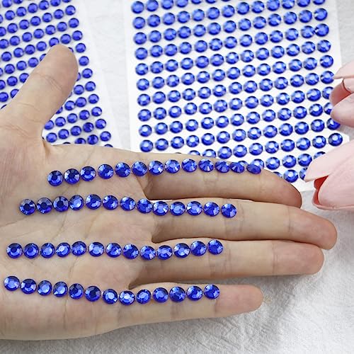 1799 Pcs Self-Adhesive Rhinestone Stickers 3-6mm