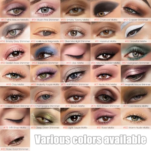 evpct Nude Matte Cream Eye Shadow Sticks - Waterproof & Long-Lasting