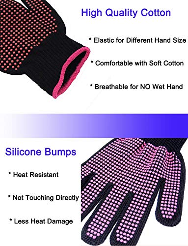 Heat Resistant Glove & Mat Set for Hair Tools