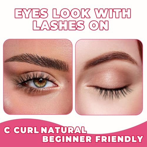 Wispy Cat Eye Lashes 15mm - 7 Pairs 3D Volume False Eyelashes