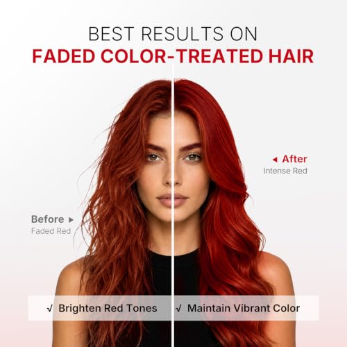 Karseell Red Hair Color Depositing Conditioner for Color-Treated Hair
