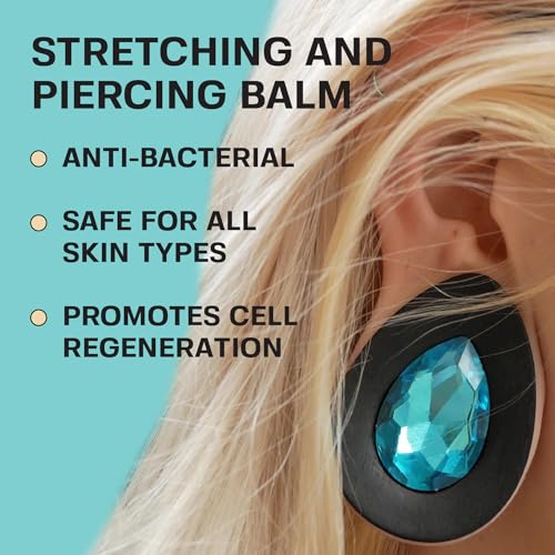 Ear Stretching Balm for Gauges and Tunnels - Plant-Based Aftercare
