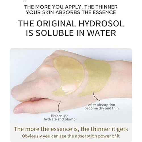 Green Cosmos 24k Under Eye Patches - 30 Pairs - Under Eye Mask for Eye Care,Hydrating Moisturizing Eye Mask Patch Under Eye Patches for Dark Circles and Puffiness (Avacado)