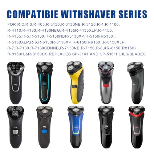 Black Rotary Shaver Replacement Head Compatible with Remington Series - Easy Install