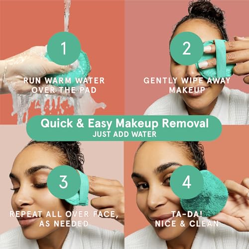 Cleanlogic Daily Skincare Set for Sensitive Skin ? 3 Exfoliating Body Cloths + 9 Gentle Makeup Remover Facial Pads, Soft Texture for Smoothing & Cleansing