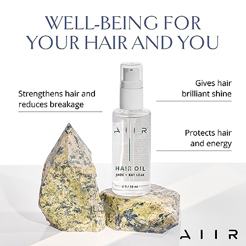 AIIR Jade Hair Oil for Dry, Damaged & Curly Hair - 2 fl oz