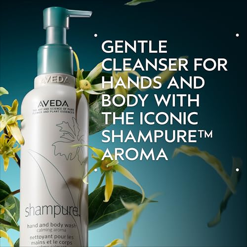 Aveda Shampure Hand & Body Wash | Liquid Hand Soap and Body Wash | with Calming Aroma of Lavender, Ylang Ylang, Petitgrain