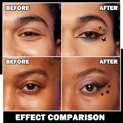 5-Piece Dual-Sided Liquid Eyeliner Stamp Pen Set