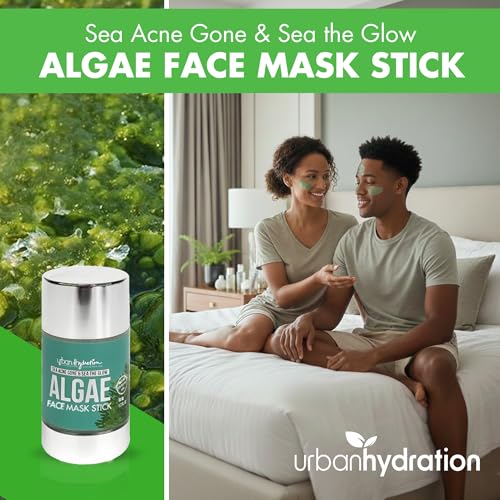 Urban Hydration Sea Acne Gone Algae Oil Free Face Mask Stick | Helps with Acne, Reduces Redness and Inflammation For All Skin Types | 1.7 Fl Ounces