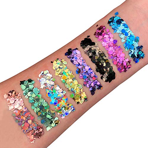 Moon Glitter Holographic Gold Cosmetic Glitter 0.10oz