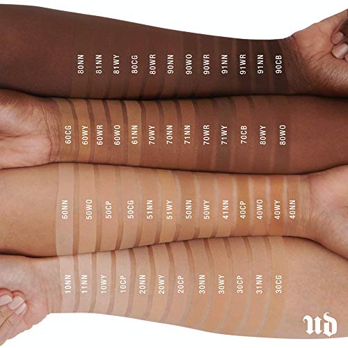 Urban Decay Stay Naked Weightless Liquid Foundation, Waterproof Face Makeup, Buildable Medium Coverage with No Caking, Real-Skin Matte Finish, Lasts Up to 24 Hours, Vegan, Cruelty-free - 1 fl oz