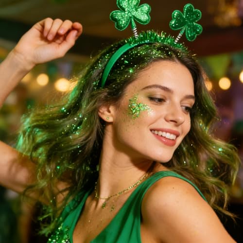 Mysense Neon Green Body Glitter Stick - Face & Hair