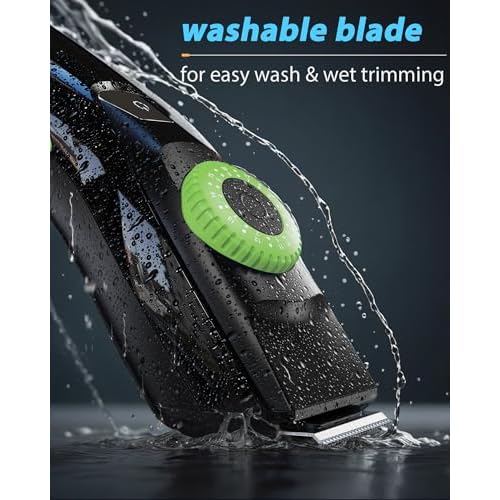 Beard Mustache Trimmer with 3 Attachments, 40 Adjustable Precisions, Waterproof, 240 Min Runtime - Personal Body Hair Trimmer for Men & Women Gift Choice