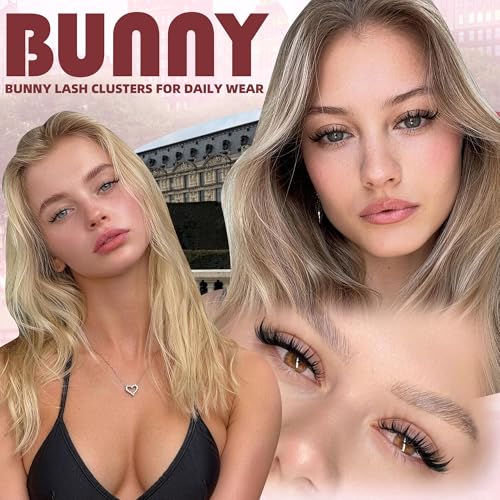 Bunny Lash Clusters - Natural Manga Eyelash Extensions 10-14mm
