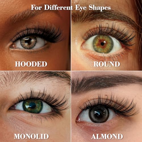 EOS Series 280Pcs Fluffy Eyelash Extensions Kit - 30D 40D Clusters