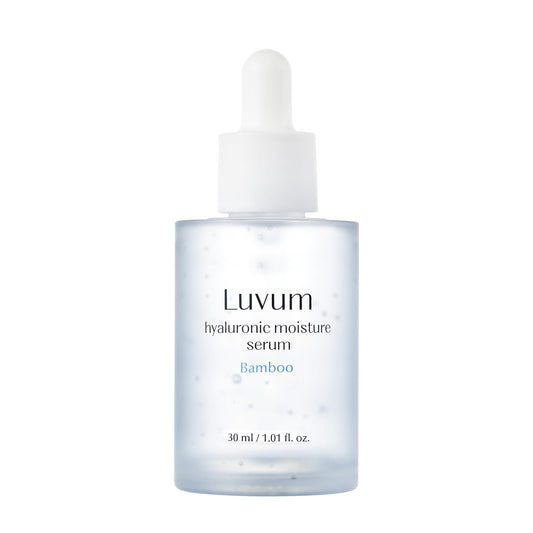 LUVUM Hyaluronic Acid Serum - Multi-Weight Hydration - Ceramide Barrier Support - Gentle Formula - Korean Skin Care, 1 fl. oz