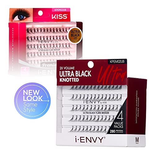 Kiss i•ENVY Ultra Black Lashes Medium - Natural Look