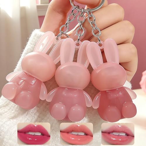 Rabbit Lipstick Set - 3 Colors Velvet Matte Liquid Lip Gloss