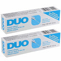 DUO Eyelash Glue ? Clear Lash Adhesive for Strip Lashes, Long-Lasting and Waterproof, 0.5 oz, 2 Pack