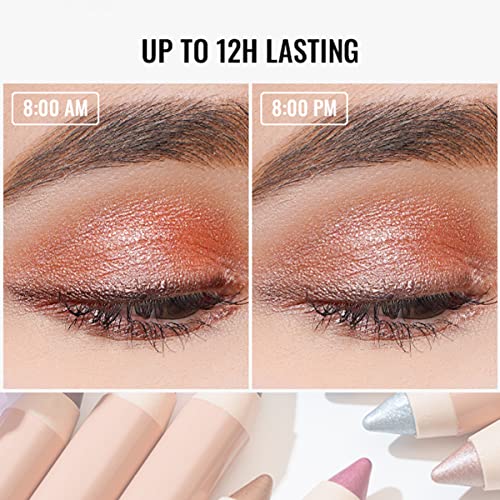 Oulac Waterproof Eyeshadow Stick - Blendable Glitter, Long Lasting