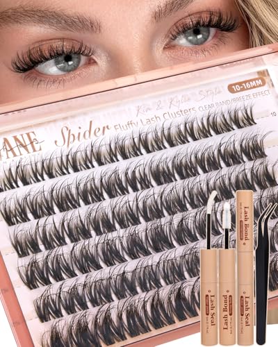 Wispy Lash Clusters Kit - 10-16mm D Curl Eyelash Extensions