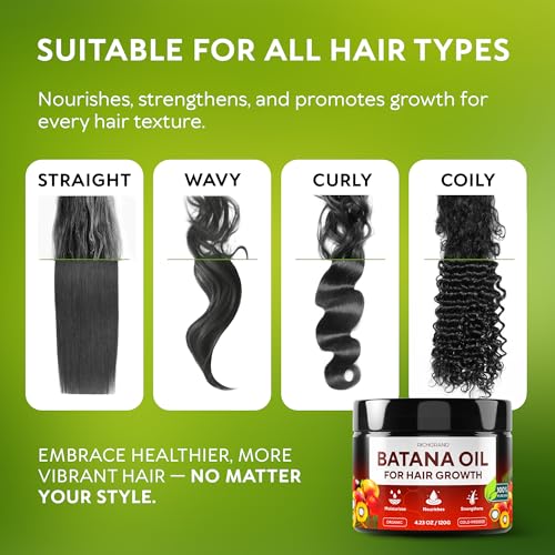 Batana Oil for Hair Growth - 100% Raw & Organic 4.23 oz