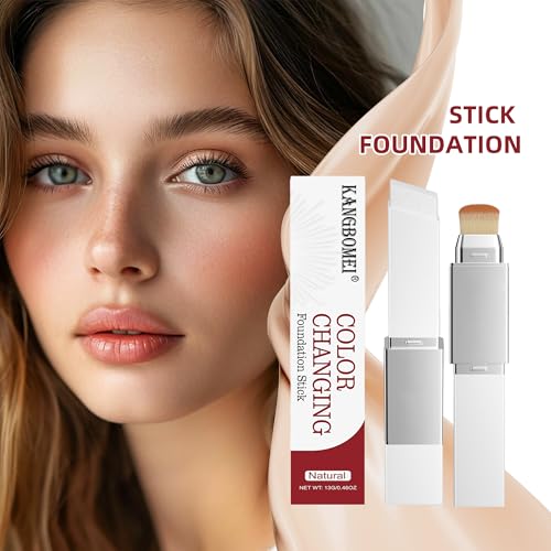 KANGBOMEI Color Changing Foundation Stick with Detachable Brush