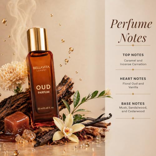 Men's Luxury Perfume Gift Set - 4 Fragrances with Citrus, Woody & Sweet Notes