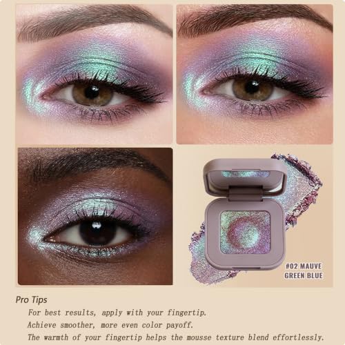 Duochrome Multichrome Glitter Eyeshadow - Holographic Purple